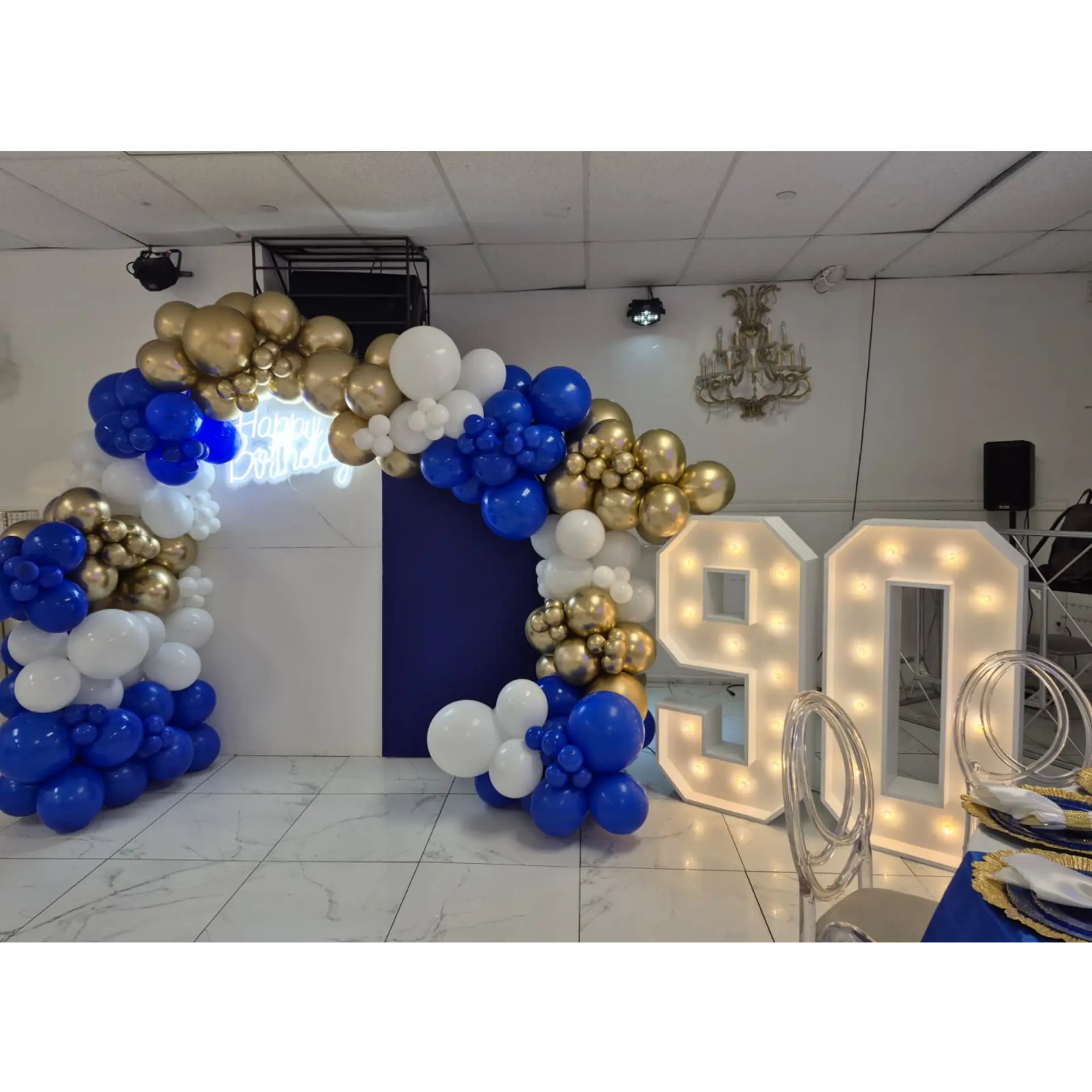 Royal Blue & Gold 90th Celebration — Birthdays