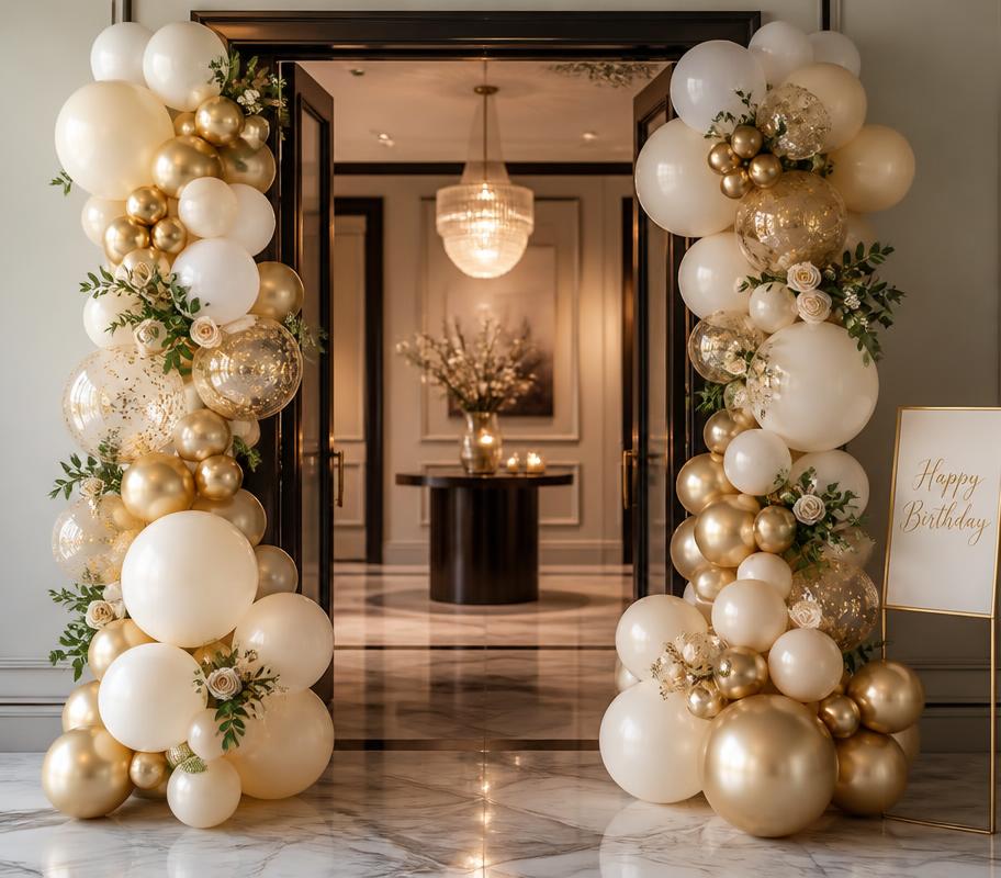 Balloon Columns by Jaelle Balloons